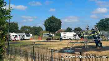 Travellers 'threaten' Kingswood residents and school children