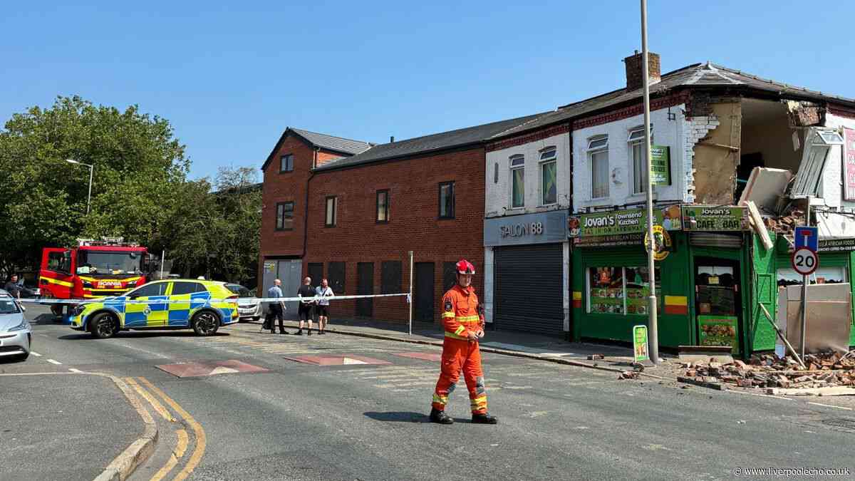 Building collapses in Anfield live updates as main road closes