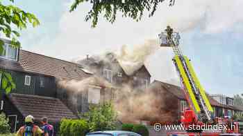 Meerdere huizen met houtskelet in brand in Nieuwegein