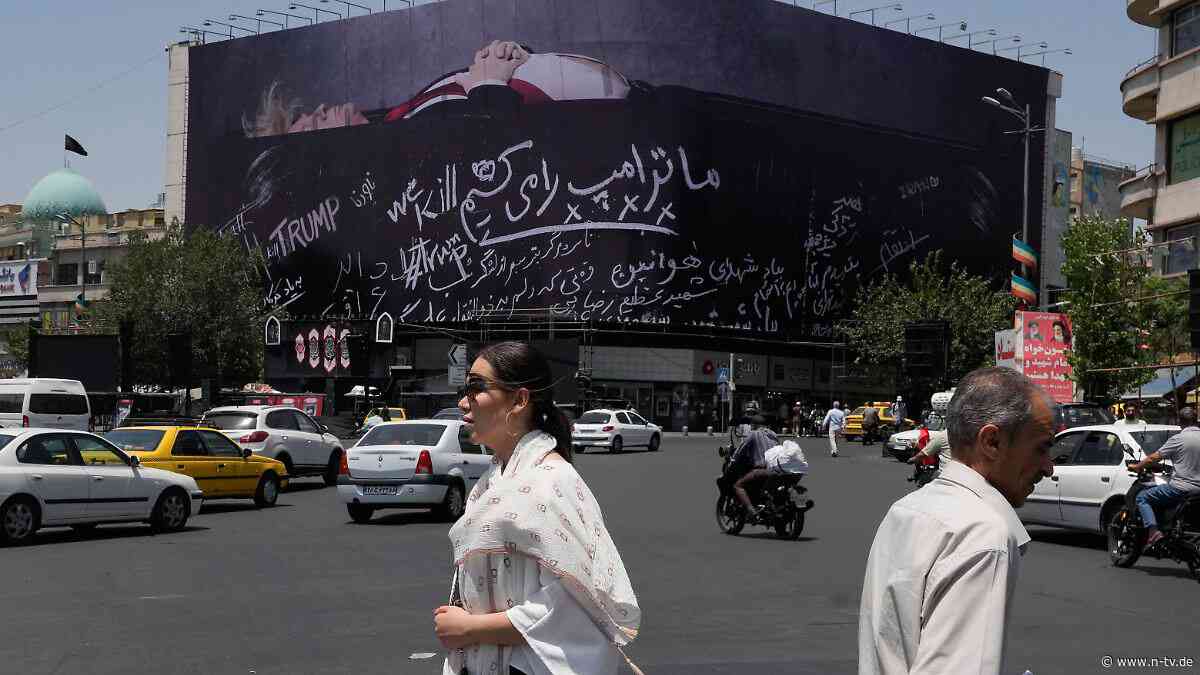 Drohungen gegen US-Präsidenten: Iranische Propaganda zeigt Trump im Sarg
