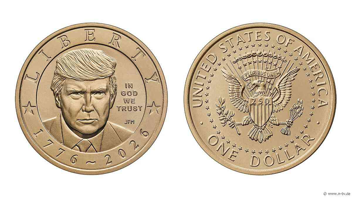 USA starten Prägung: Trumps Gesicht kommt auf 1-Dollar-Goldmünze