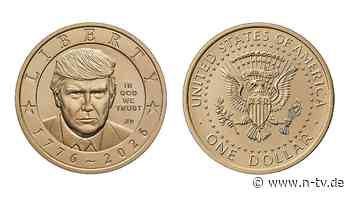 USA starten Prägung: Trumps Gesicht kommt auf 1-Dollar-Goldmünze