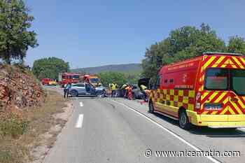 Une victime gravement blessée dans un accident dans le haut Var ce mercredi, la circulation est coupée dans le secteur
