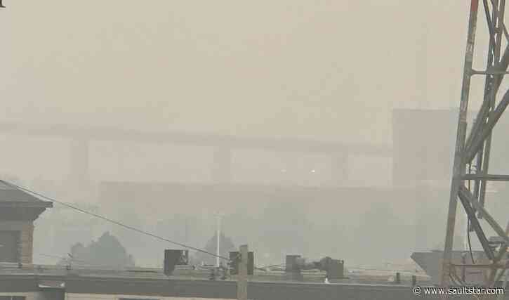 Wildfire smoke causing poor air quality, reduced visibility in Sault Ste. Marie, Algoma