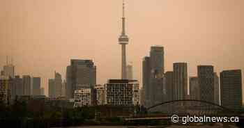 Air quality tanks as wildfire smoke spreads across huge swaths of Canada