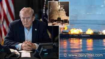 Trump rushed into secret Situation Room strategy meeting to plot massive new Iran military blitz