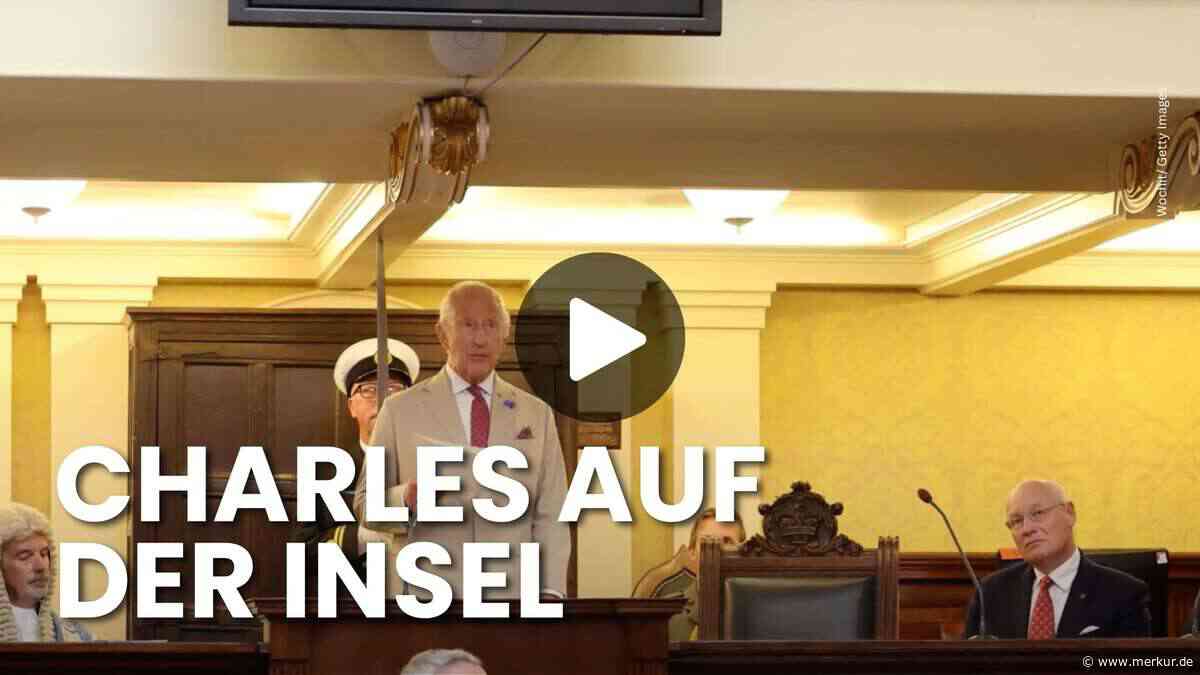Isle of Man empfängt König Charles – Video zeigt seinen ersten Auftritt als Lord