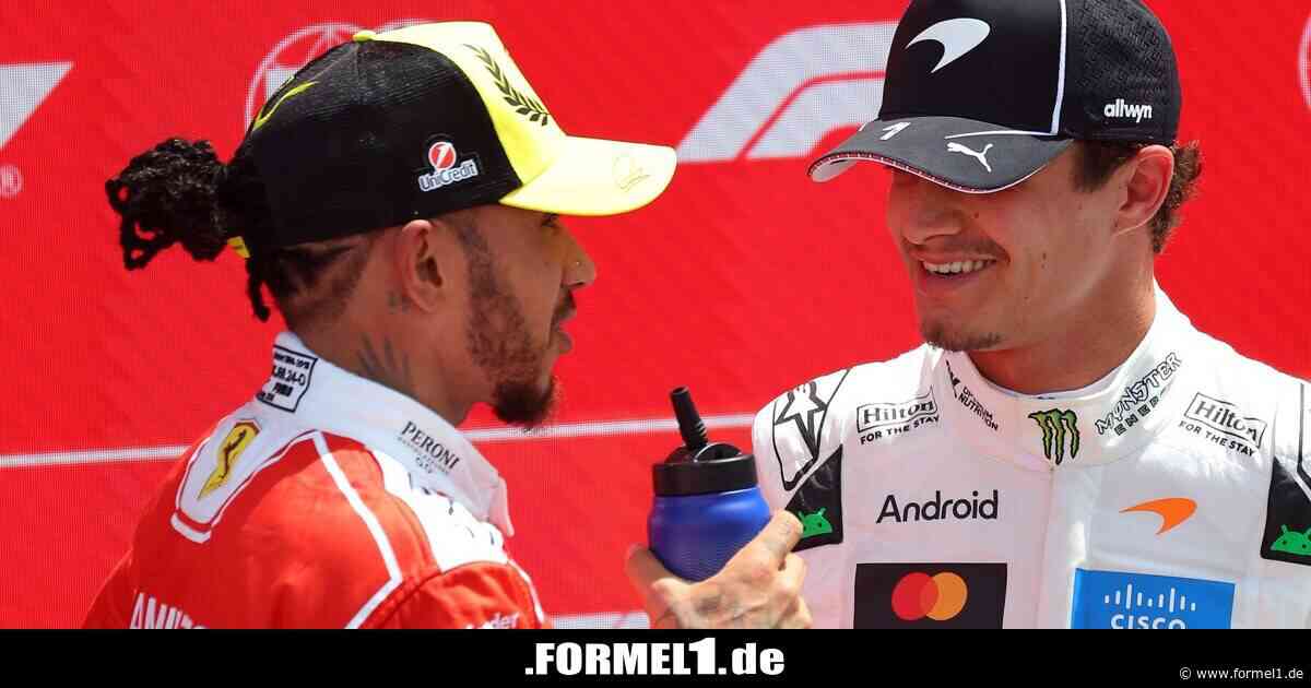 F1-Stars privat: Hamilton kuschelt mit Kardashian, Norris feiert mit Earle