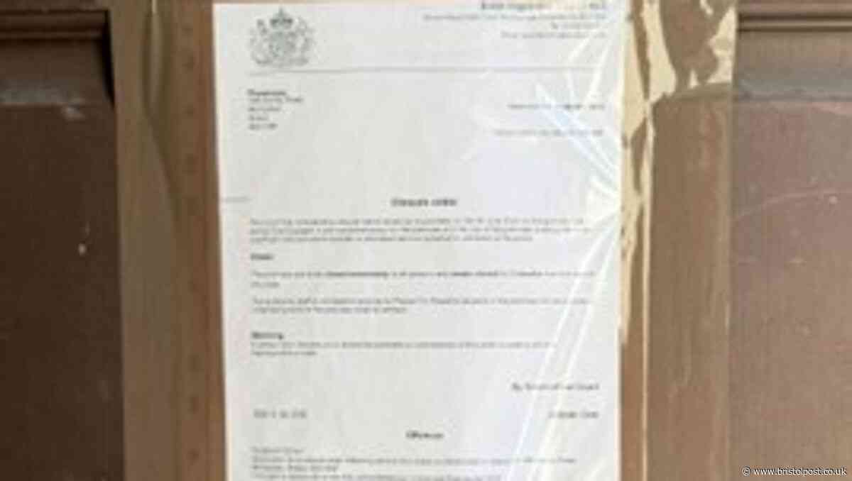 Police board up  Bristol 'drug' property and ban aggressive visitors