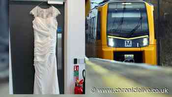 Lost wedding dress found on Tyne and Wear Metro reunited with bride
