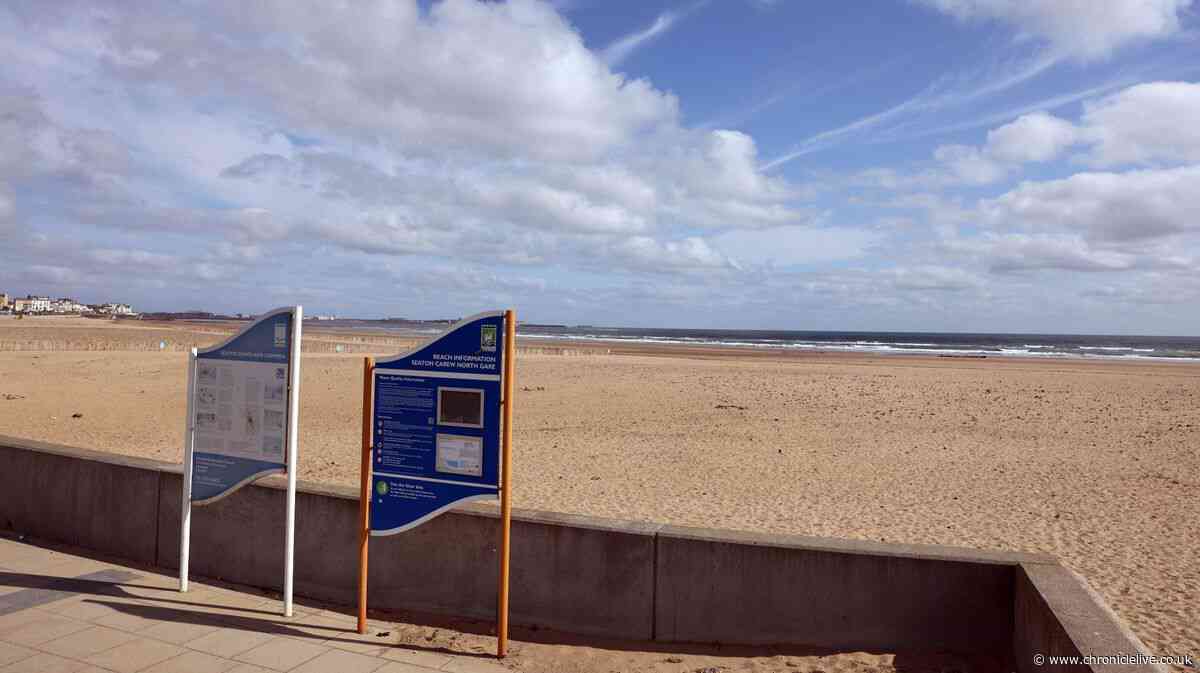 North East beach hero describes 12ft waves and dangerous riptide conditions as he rescued boy