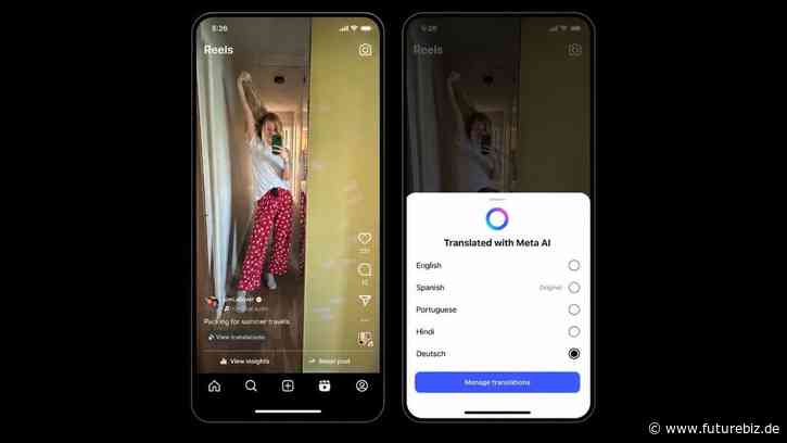 Instagram Reels jetzt auf Deutsch, Japanisch & Co.: KI-Übersetzungen erreichen endlich Europa