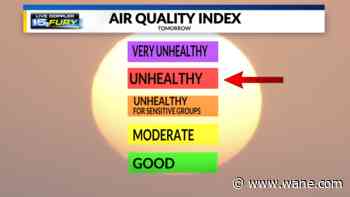 Air quality action day issued as wildfire smoke moves in