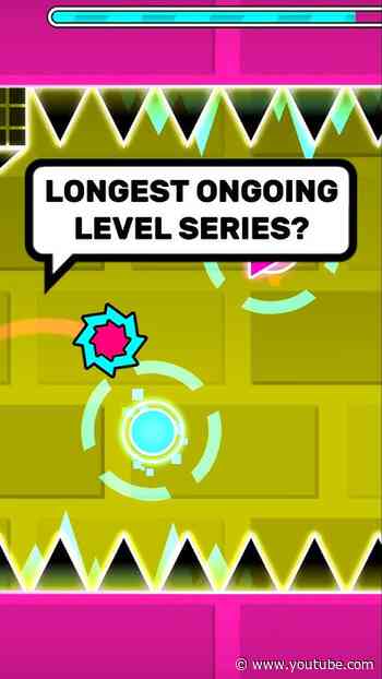Is this the longest ongoing level series in Geometry Dash?🤔 (DJVI Challenges) #robtop #geometrydash