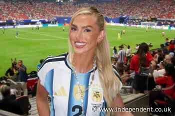 The former Lioness now cheering on Argentina in the World Cup