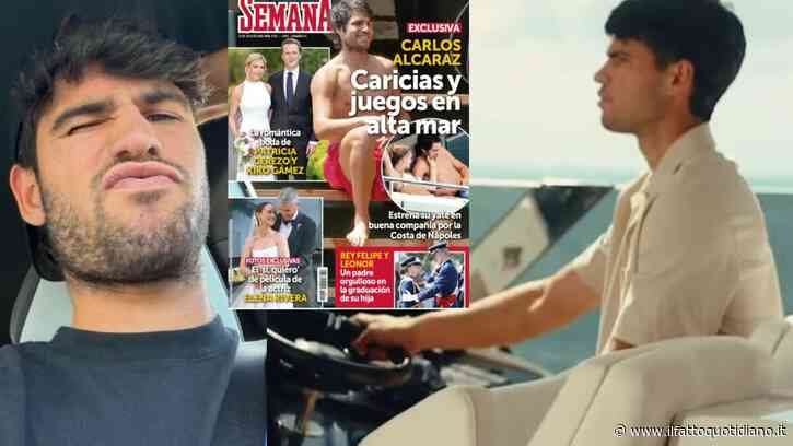“Hanno condiviso momenti teneri”: Alcaraz avvistato sul suo yatch nel Golfo di Napoli con una misteriosa ragazza bionda