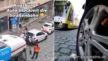 Kurzer Ruck, freie Fahrt: Mit dieser Rettungsaktion ging Augsburg viral
