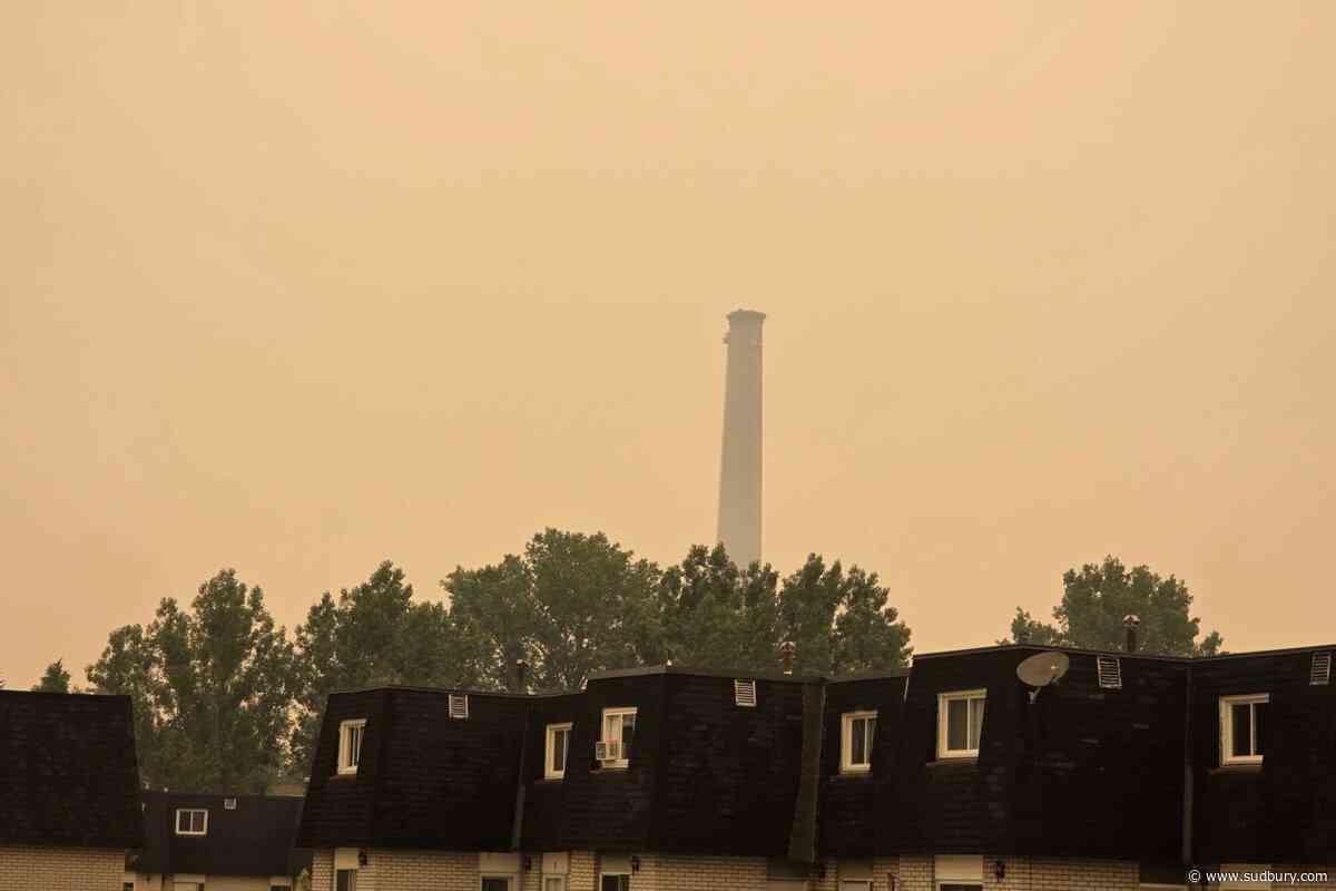 Greater Sudbury under yellow air quality warning