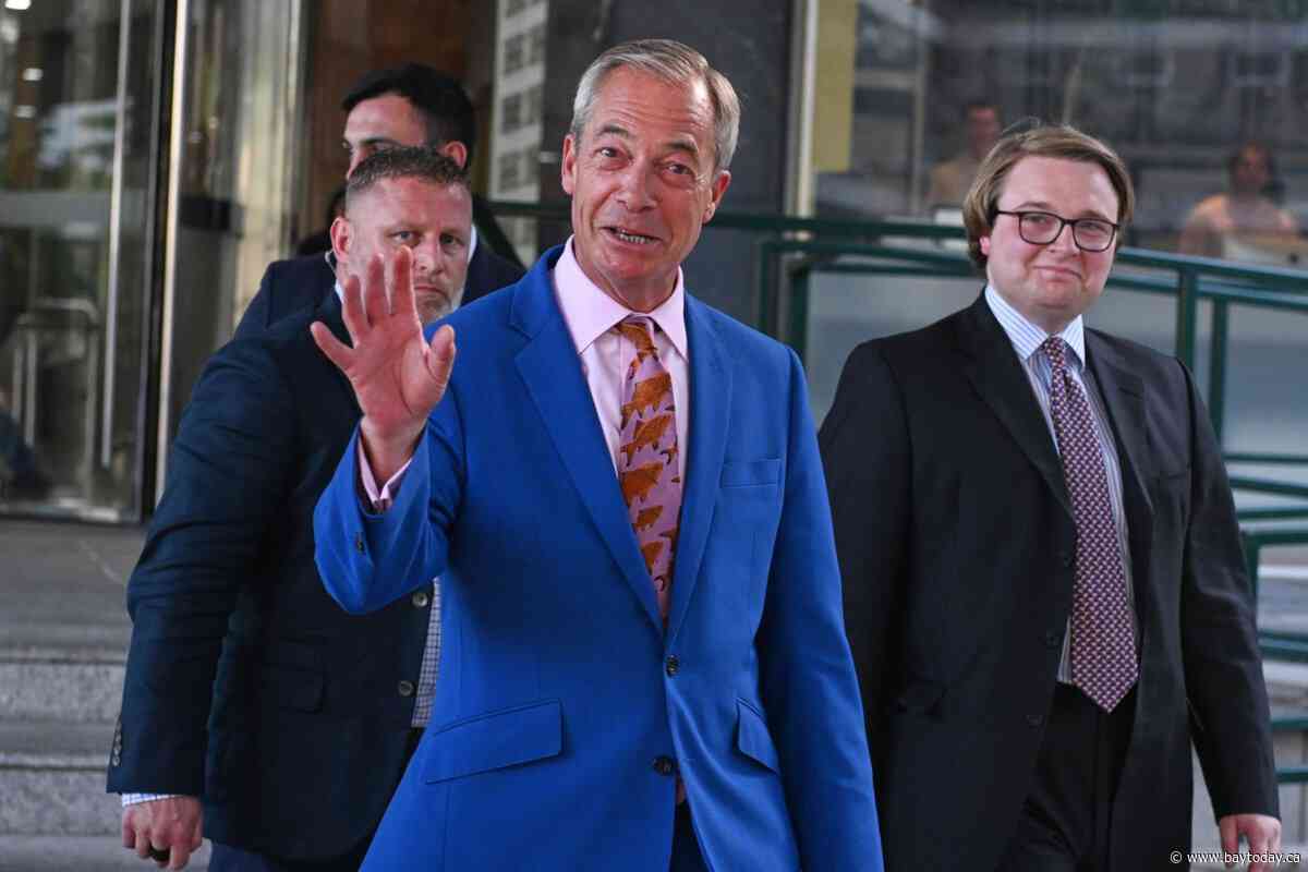 Man arrested over threat to shoot Reform UK leader Nigel Farage