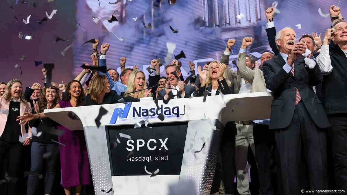 Nach Rekord-IPO: Euphorie verflogen: SpaceX-Aktie fällt erstmals unter Ausgabepreis