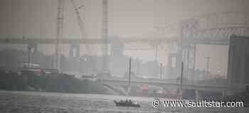 There's smoke on the water in the Sault