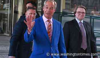 Police arrest man who threatened to shoot Reform UK party leader Nigel Farage