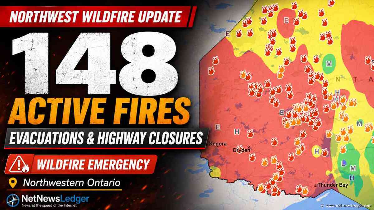 Northwest Wildfire Update: 148 Active Fires, Evacuations and Highway Closures