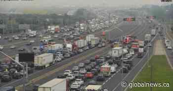 2 dead, 3 injured after crash on Hwy. 401 in Mississauga