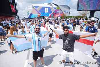 England fans optimistic but concerned about Messi in old rivals semi-final