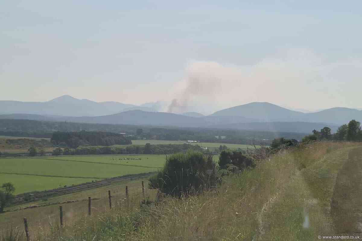 Residents evacuated amid fears Highlands wildfire could spread