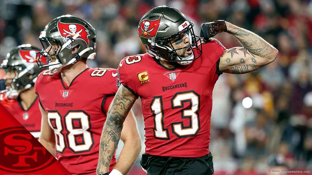 49ers' Mike Evans left off ESPN's top-10 wide receiver rankings