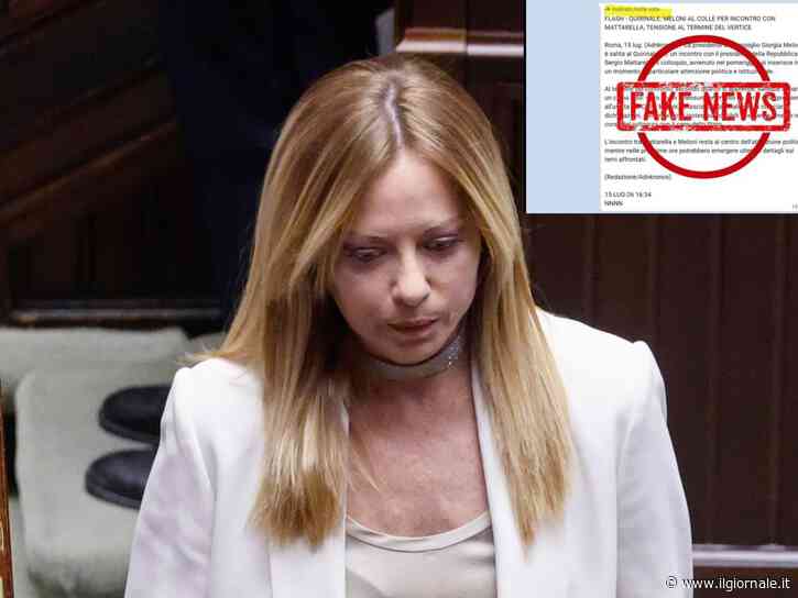 Falso lancio di Adnkronos annuncia Meloni al Quirinale: "Fatto grave, denunciamo"