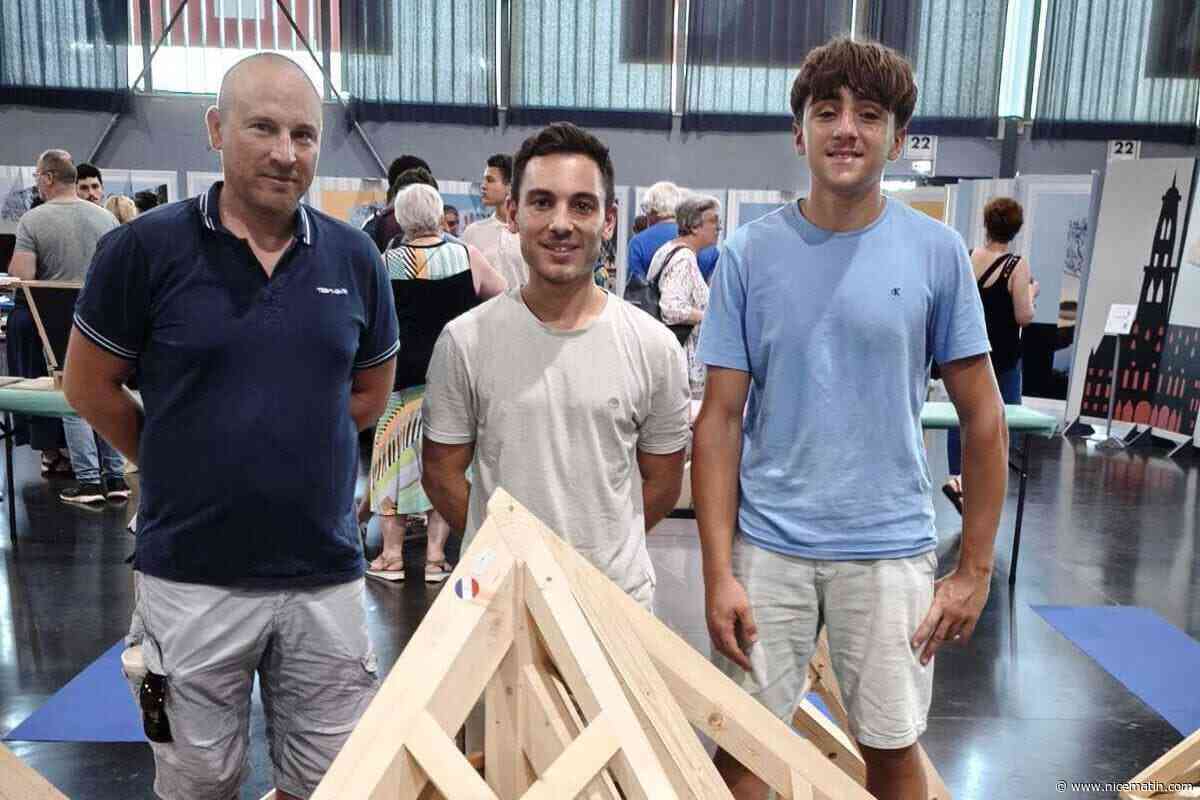 À 16 ans, originaire de Saint-Maximin, Tom Aubert décroche la médaille d’or du concours des meilleurs apprentis de France en charpenterie