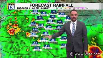 Monsoon storm chances continues for parts of the state through the rest of the week