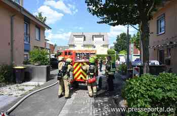 FW Pulheim: Gasausbruch durch Bauarbeiten