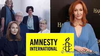 JK Rowling's rape charity threatens Amnesty with legal action after it is bombarded with abuse
