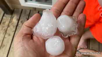 Hoge temperaturen, onweer én enorme hagelstenen in Zuid-Frankrijk en Noord-Italië