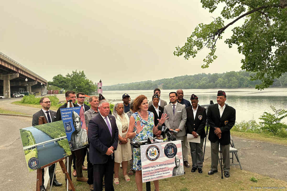 Leaders urge Hochul to sign bill renaming Patroon Island Bridge for Henry Johnson