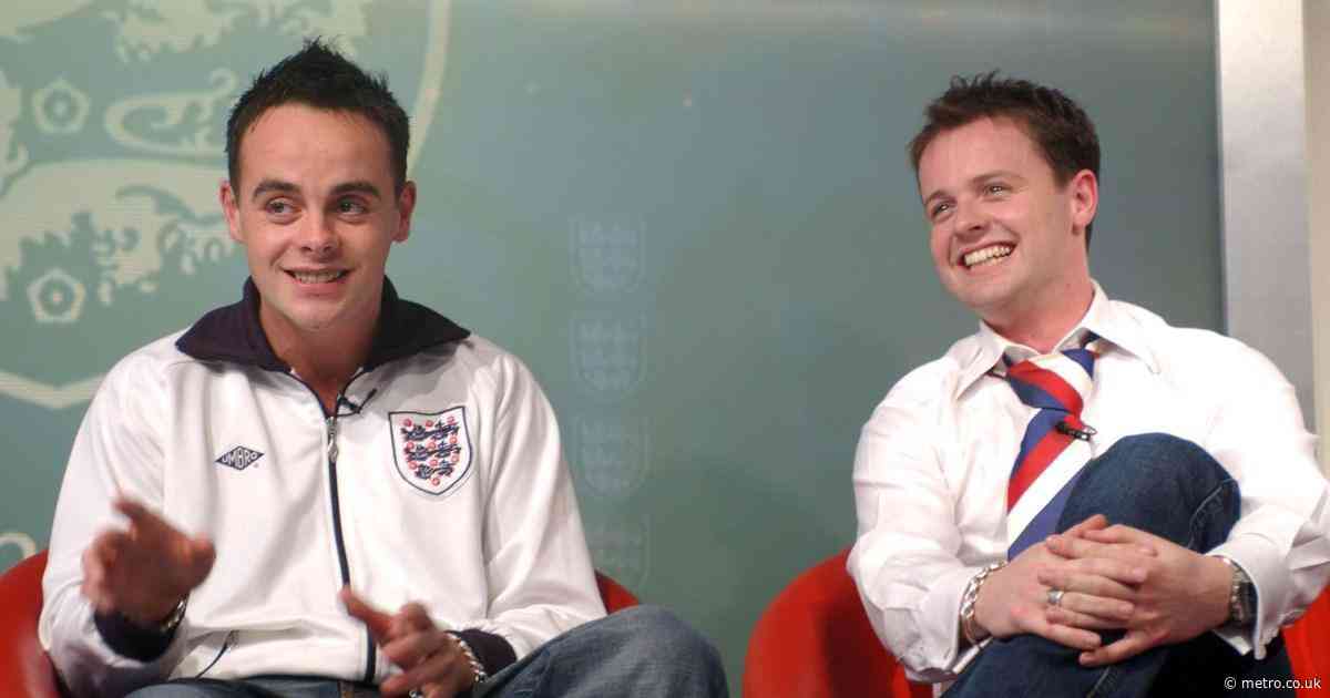 Ant and Dec vow to remake iconic 2002 music video if England win World Cup