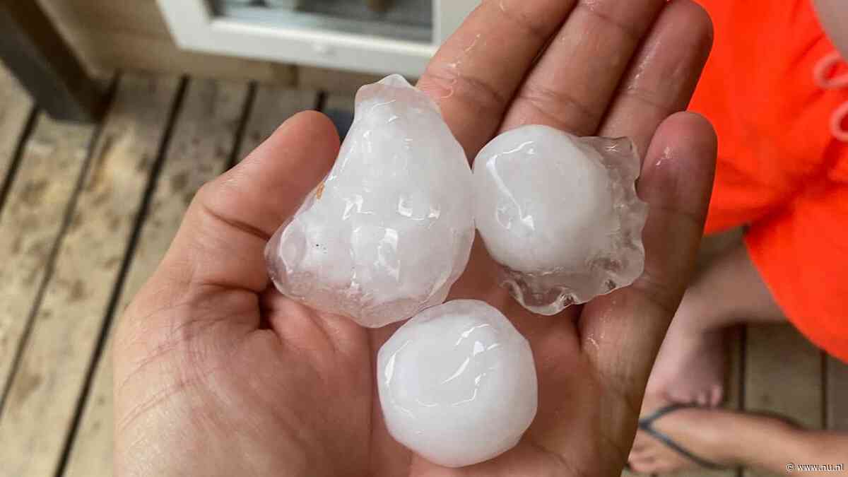 Vakantiegangers in Zuid-Frankrijk en Noord-Italië verrast door hevig noodweer