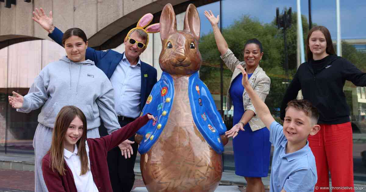 25 photos as Peter Rabbit art trail launches across Newcastle and North Tyneside