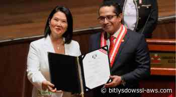 Keiko Fujimori recibe credenciales oficiales como presidenta electa de Perú