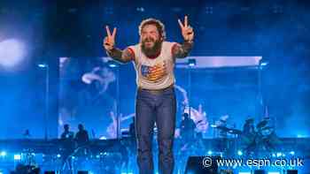 Post Malone headlines WCup closing ceremony