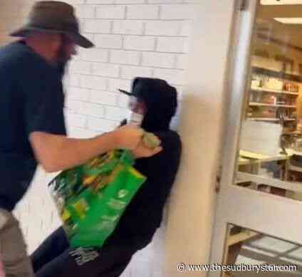 Caught on camera: Hanmer shop owner in flip-flops stops LCBO thief