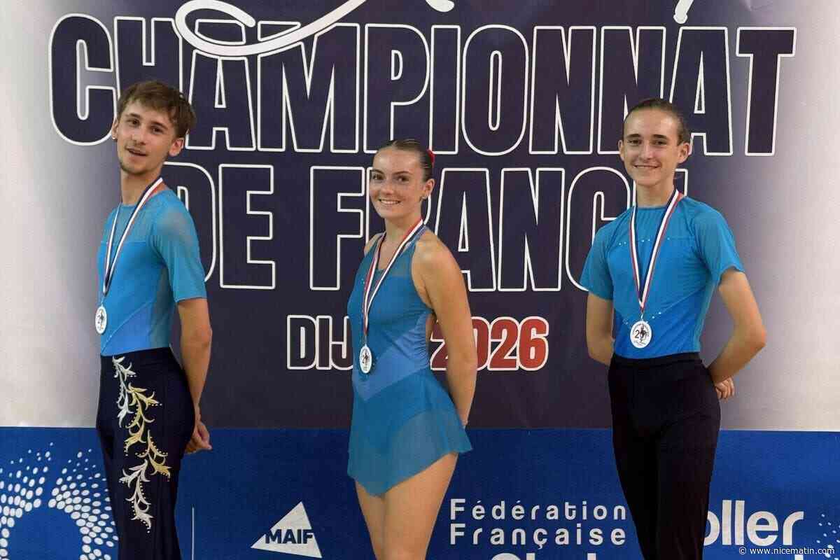 Trois titres de vice-champions de France de roller artistique décernés : l’Association dracénoise de roller skating comme sur des roulettes !