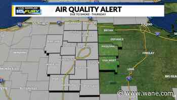 High levels of wildfire smoke to reduce air quality Thursday