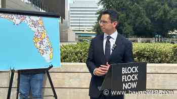 Fishback calls for Flock surveillance camera ban during Orlando rally
