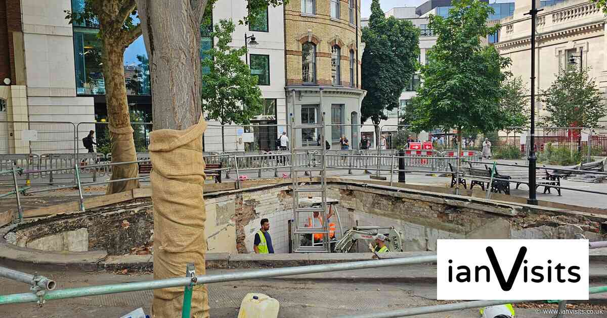 Clerkenwell Green’s subterranean Victorian toilets are being demolished