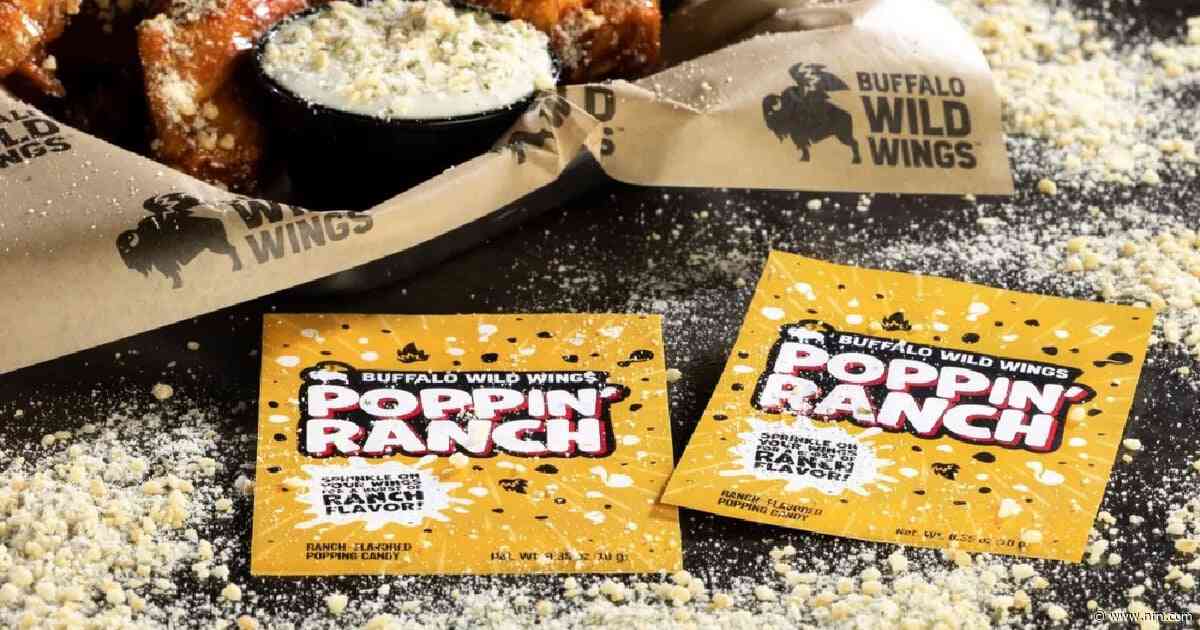 Buffalo Wild Wings drops a ranch-flavored popping candy