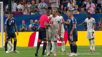 Argentina star branded 'pathetic' for cynical attempt to get Harry Kane sent off for breaking new FIFA rule in fiery World Cup semi-final